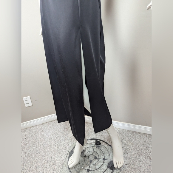 Zara Black Cutout Bustier Maxi Dress | Sculpted Corset Bodice Evening Gown M - Picture 6 of 8